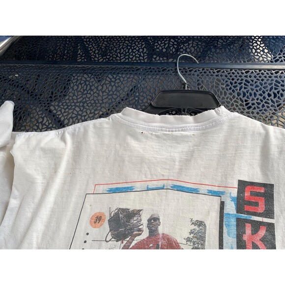 Vtg Very Rare 1991 Michael Jordan Chicago Bulls Skybox Card shirt L by Salem - Picture 10 of 10